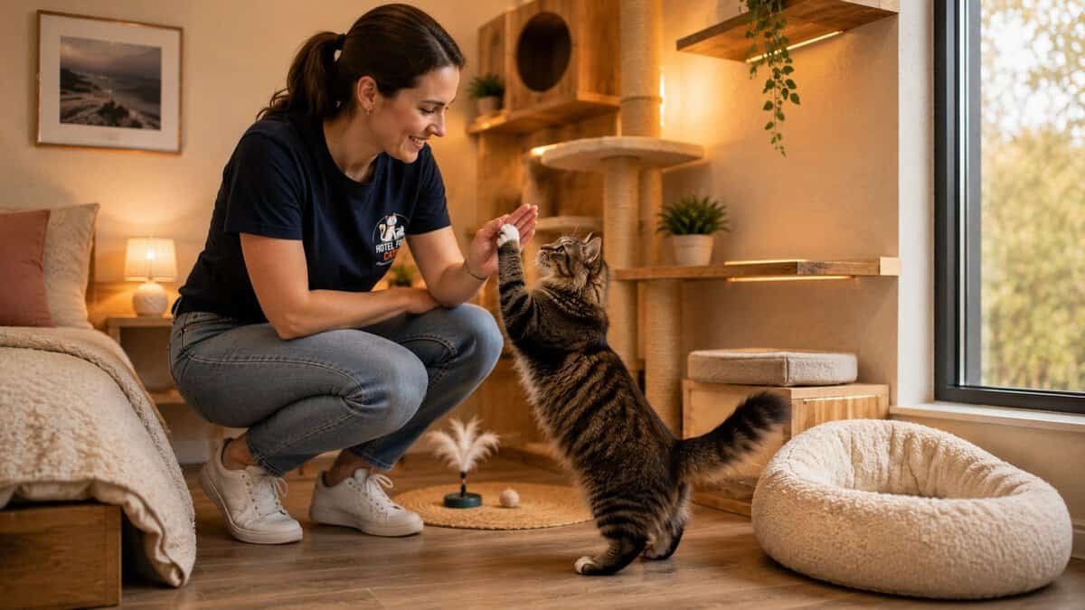 What Your Cat's Day Actually Looks Like at a Cat Hotel